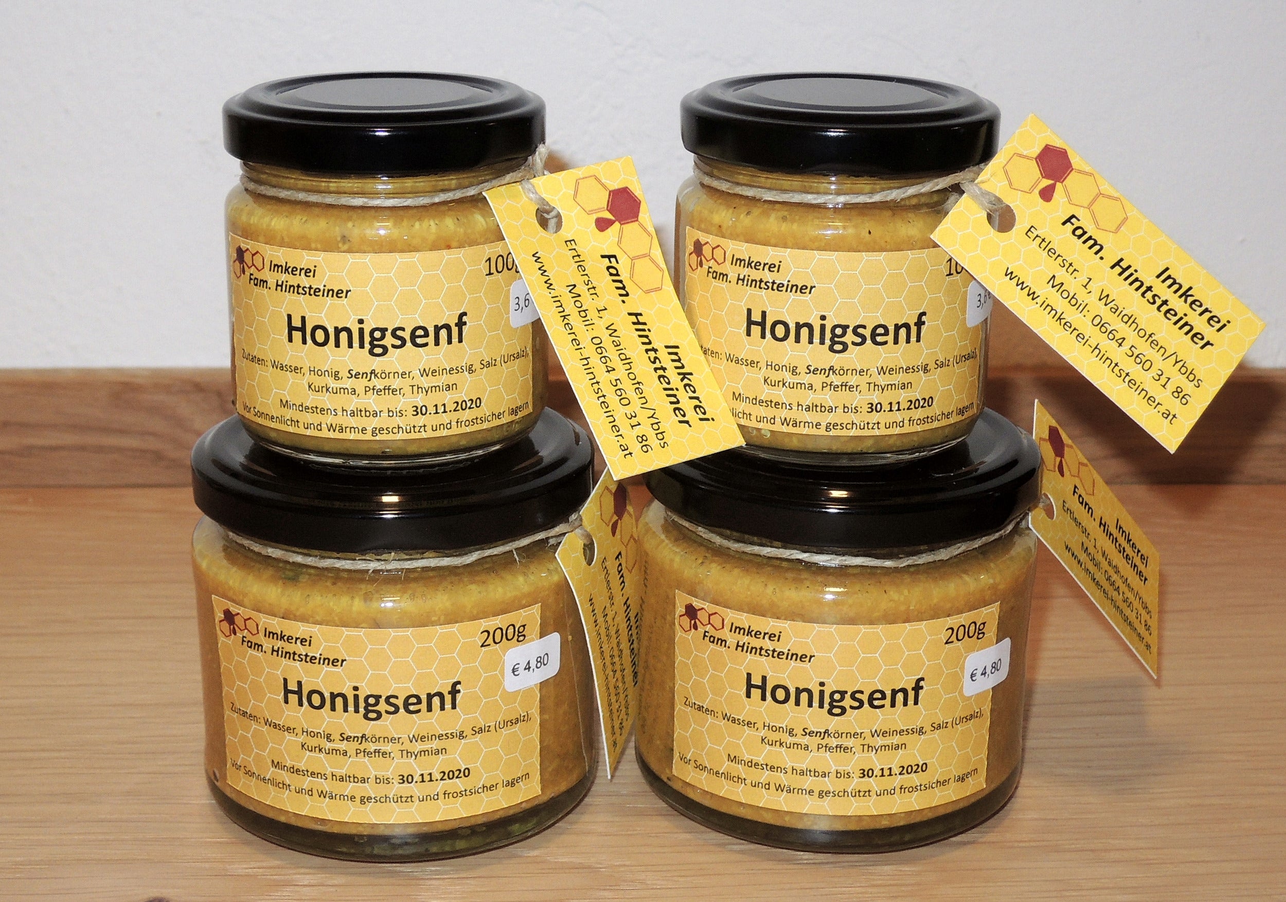 Honigsenf - Produkte | Imkerei Hintsteiner